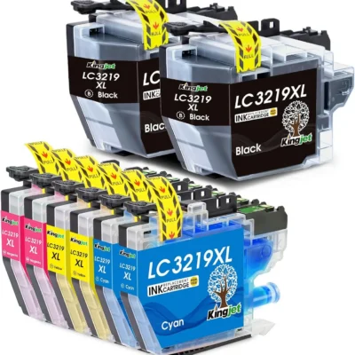 KINGJET LC3219XL Toonerid Brotheri Printerile- Sinine, Punane, Kollane