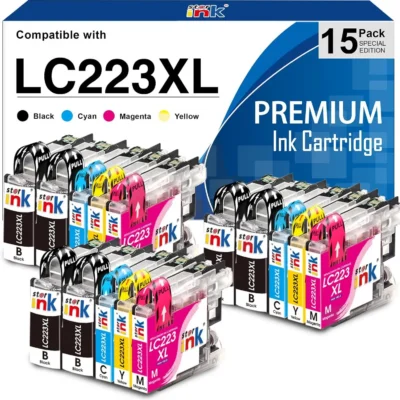 Starink LC223 XL Tooner Brotheri Printeritele (15-pakk)