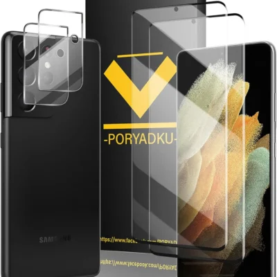 Samsung Galaxy S21 Ultra 2+2 kaitseklaaside komplekt