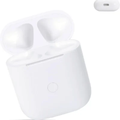 Quevati juhtmevaba laadimiskarp AirPods 1. ja 2. põlvkonnale