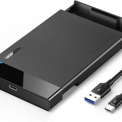 Ugreen 2.5″ HDD USB-C Enclosure- Must