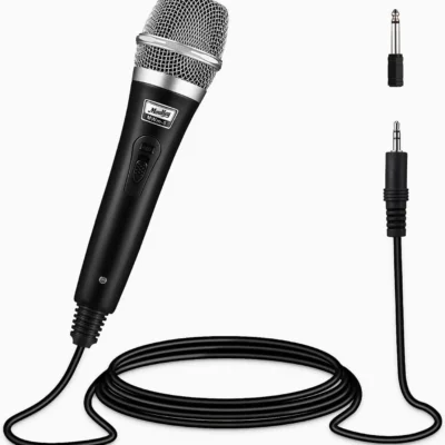 Moukey juhtmega käsimikrofon (Must)