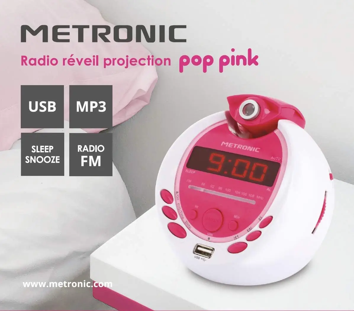 Metronic lasteraadio/äratuskell - Pilt 2