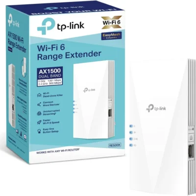 TP-Link RE500X WiFi 6 WLAN Extender- Valge