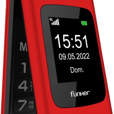 Funker C200 Comfort 4G Nuputelefon- Punane
