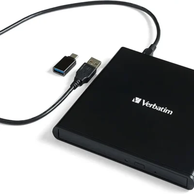 Verbatim External Slimline CD/DVD Kirjutaja/lugeja – Must