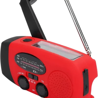 Raadio+Taskulamp+Akupank 3in1- Punane