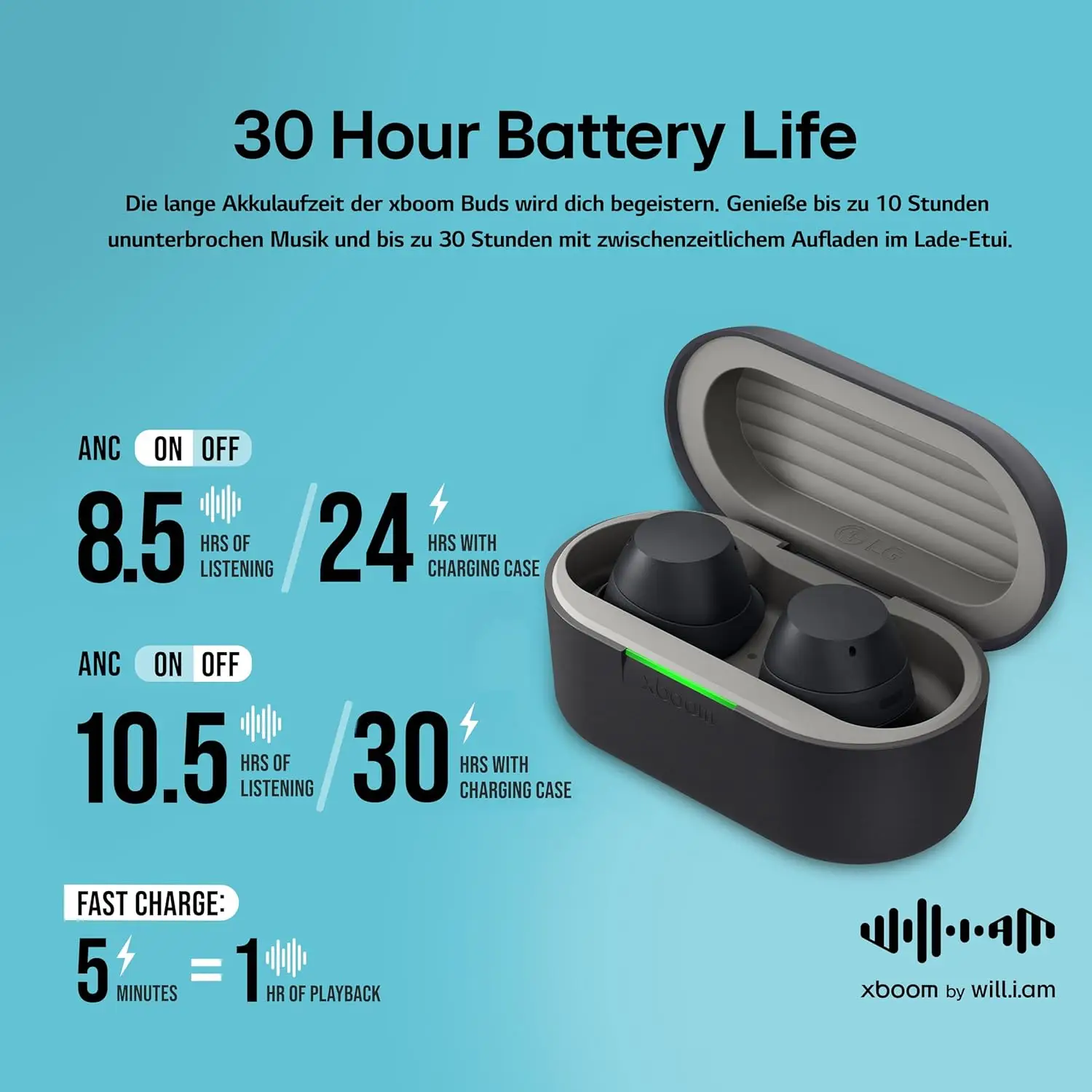 LG xboom Buds Lite by will.i.am - Must - Image 4