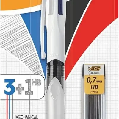 BIC 4-in-1 pastapliiats ja harilik