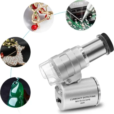 APKLVSR Mini 60 x LED Mikroskoop