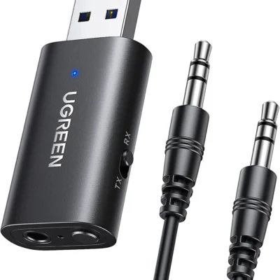 UGREEN Bluetooth 5.4 Adapter 2-in-1 Bluetooth Jagaja/Vastuvõtja