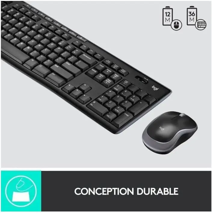 Logitech MK270 Hiir + Klaviatuur - Pilt 2