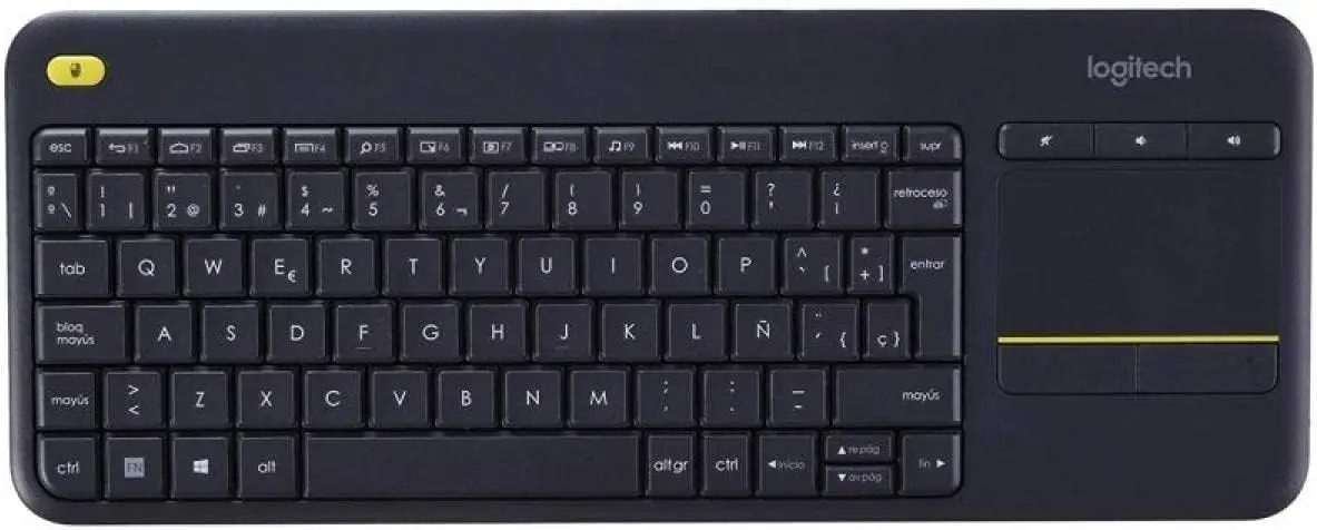 Logitech K400 Juhtmevaba Klaviatuur (ES-QWERTY) - Must