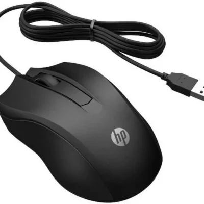 HP 100 Juhtmega Hiir – Must