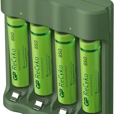 GP Batteries Basic-Line akulaadija koos 4x ReCyko+ akuga