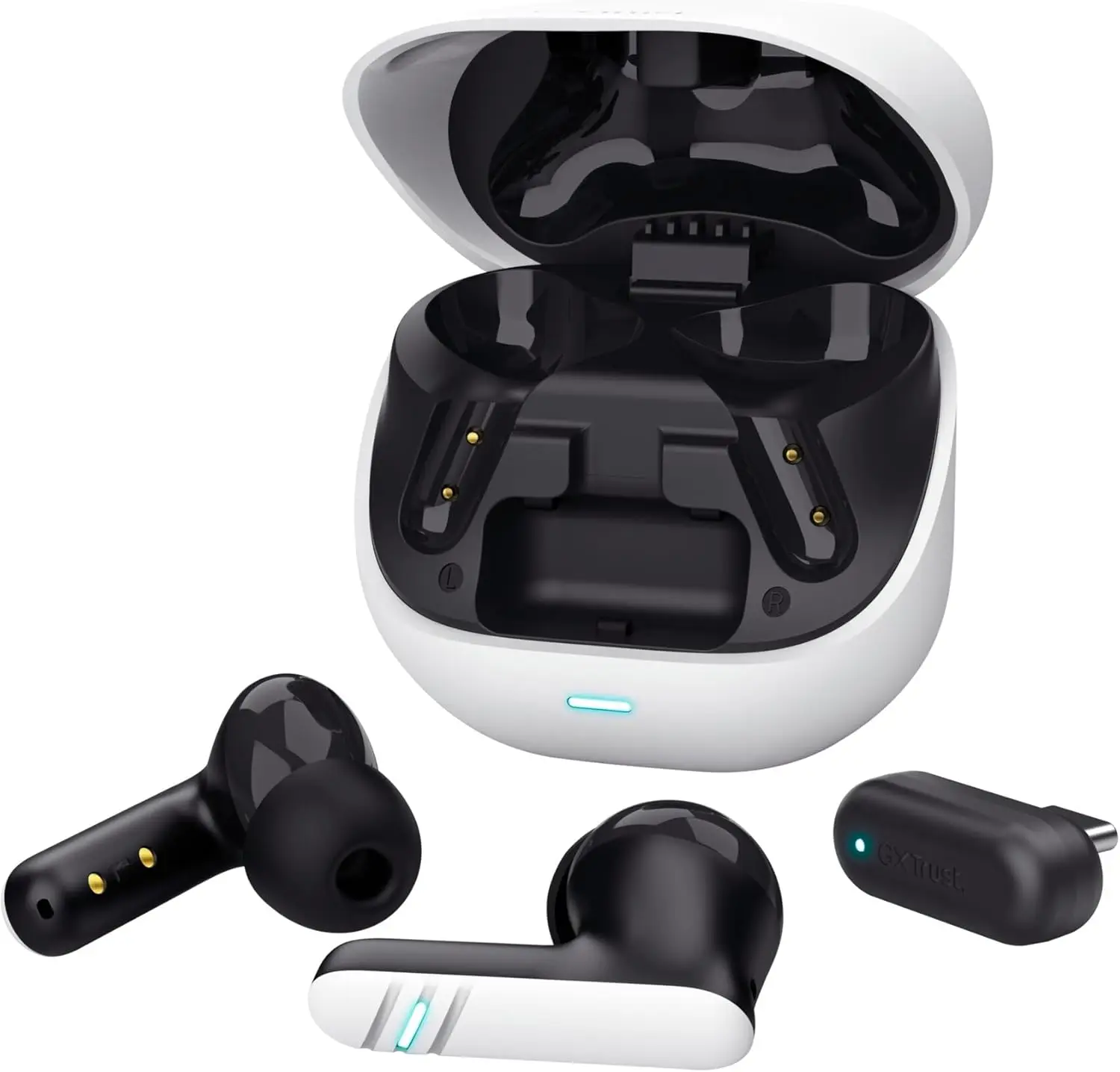 Trust GXT 409 Oxxie Juhtmevabad Kõrvaklapid - Valge (ilma USB-C vastuvõtjata) - Pilt 11