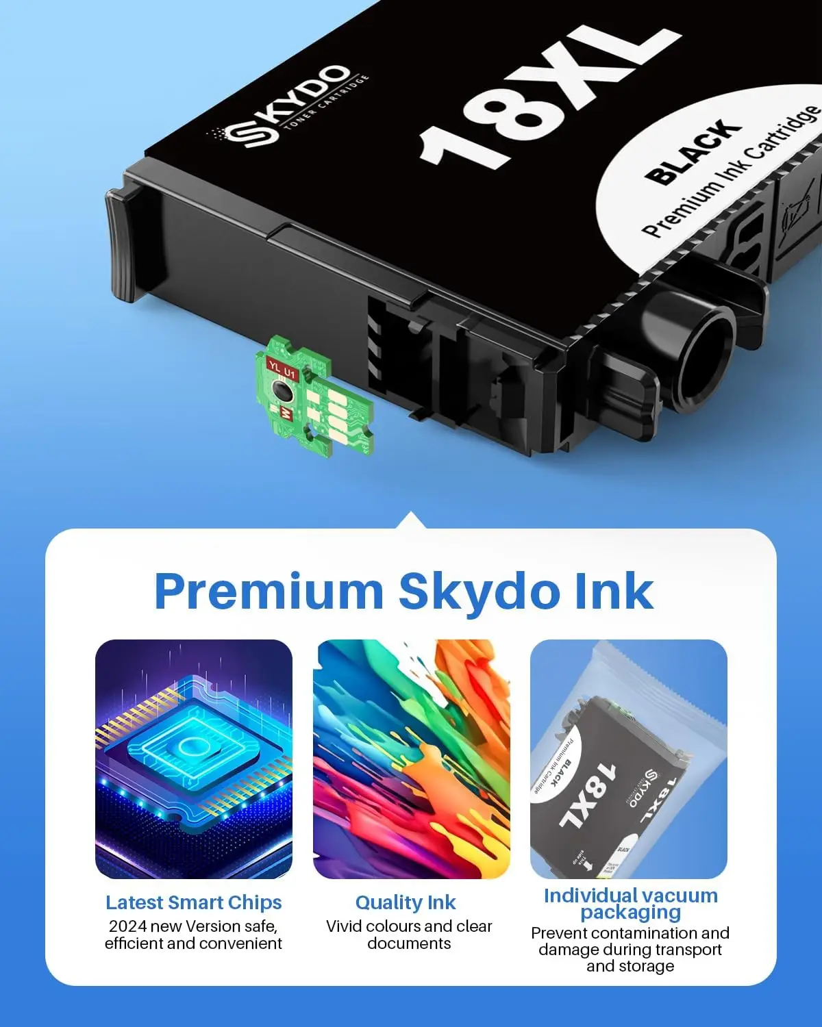 Skydo 18XL Tindikassetid Epson Expression Home XP Seeria Printeritele (20tk) - Image 4