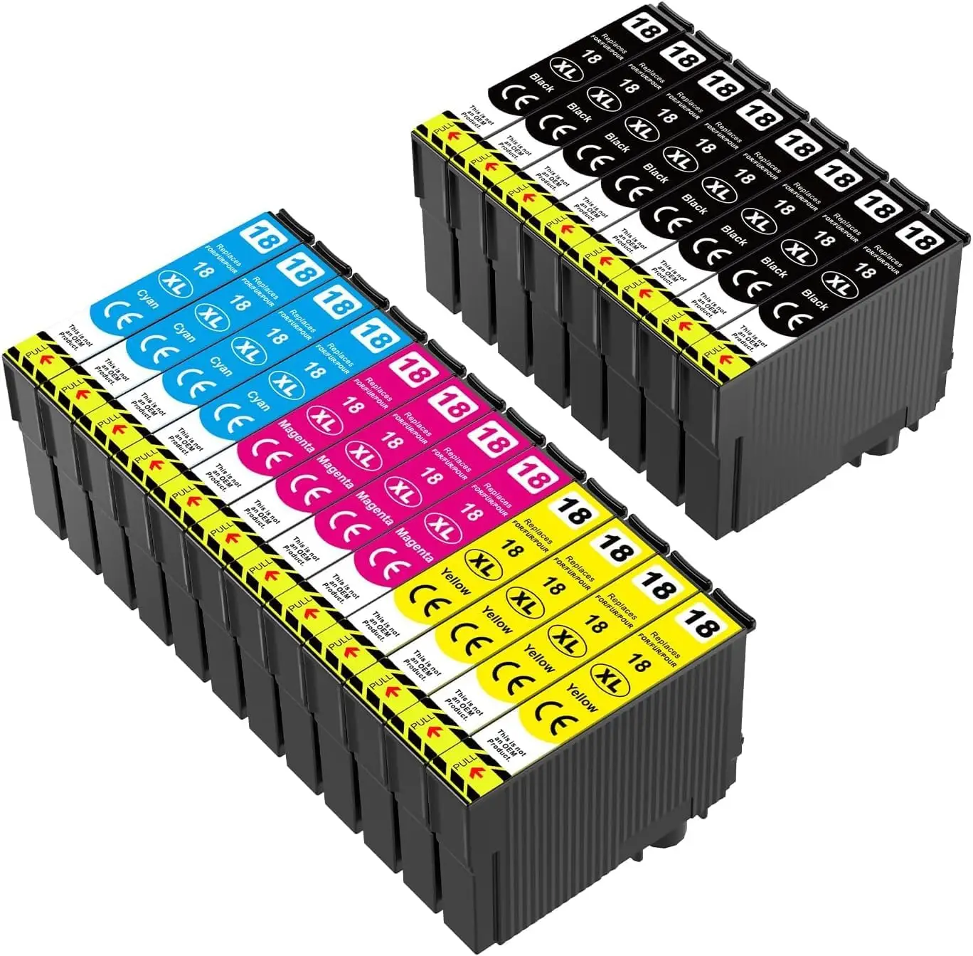 Skydo 18XL Tindikassetid Epson Expression Home XP Seeria Printeritele (20tk)