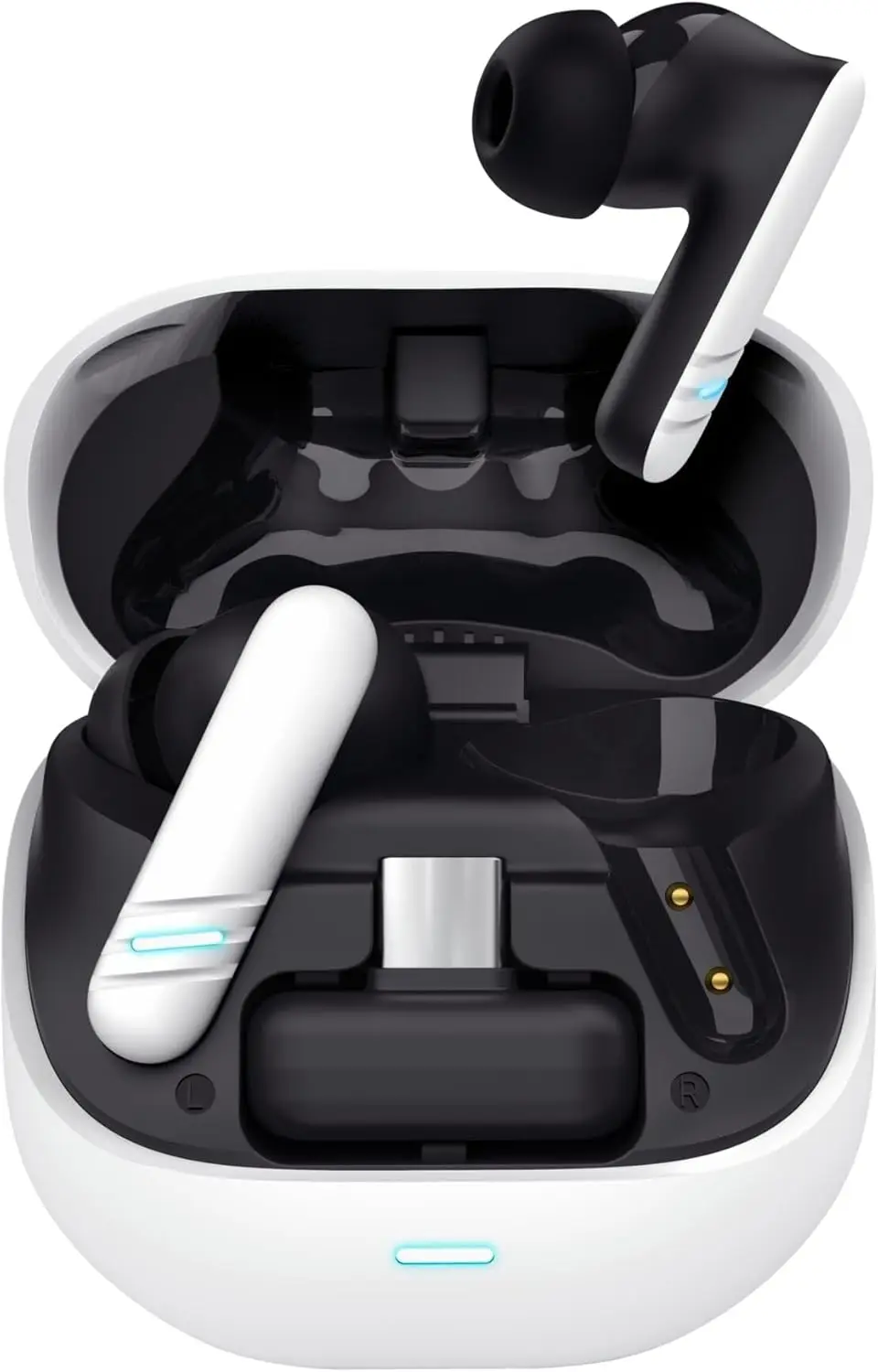 Trust GXT 409 Oxxie Juhtmevabad Kõrvaklapid - Valge (ilma USB-C vastuvõtjata)