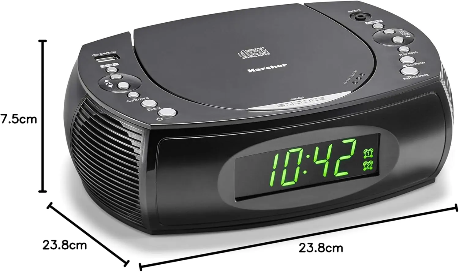 Karcher UR 1308 Kellaraadio CD-mängijaga - Image 3