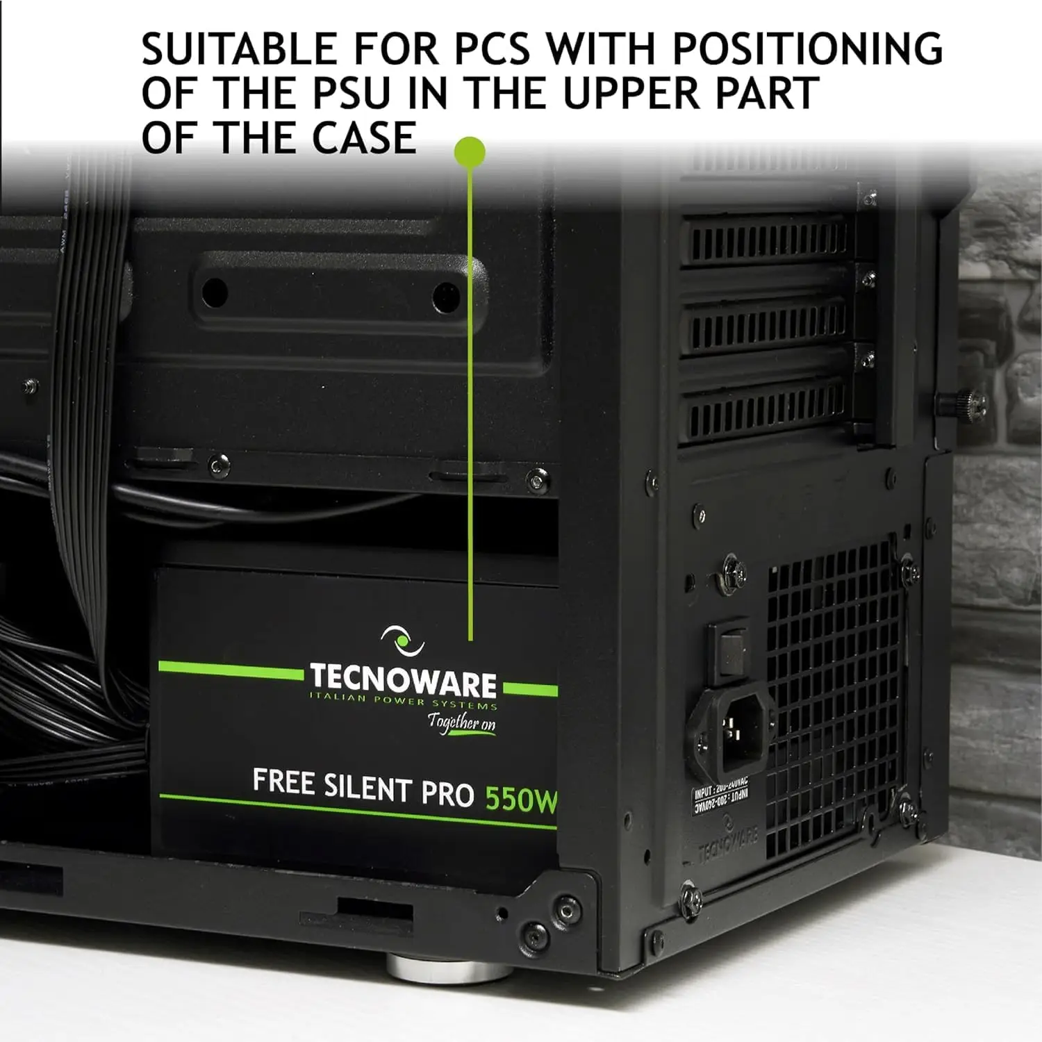 Tecnoware ATX Free Silent Pro 550 Toiteallikas - Image 6