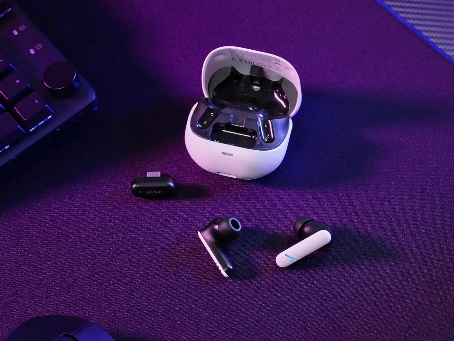 Trust GXT 409 Oxxie Juhtmevabad Kõrvaklapid - Valge (ilma USB-C vastuvõtjata) - Pilt 8