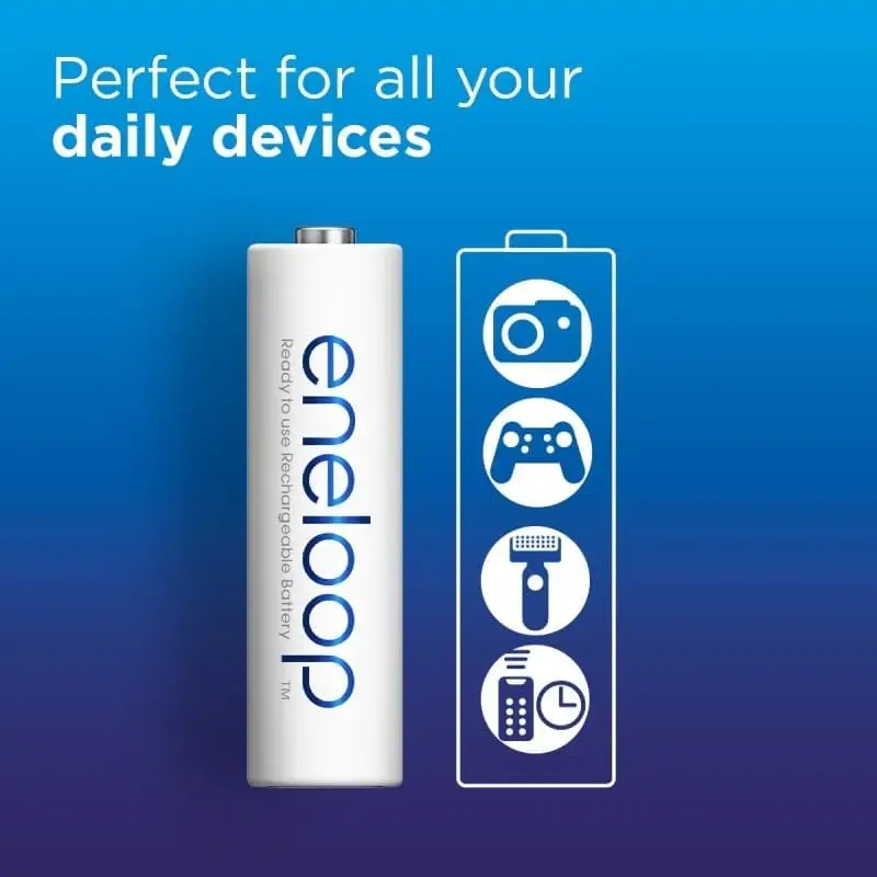 Eneloop AAA-tüüpi Ni-MH Laetavad Akud (8tk) - Image 2