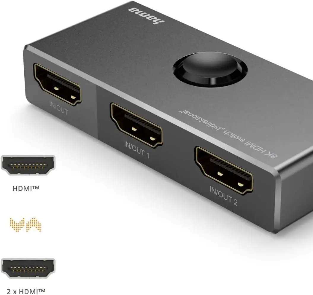 Hama 8K Kahesuunaline HDMI Lüliti/Jagaja - Image 5