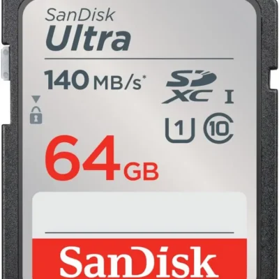 SanDisk Ultra SDXC UHS-I mälukaart (64 GB) – kuni 140 MB/s