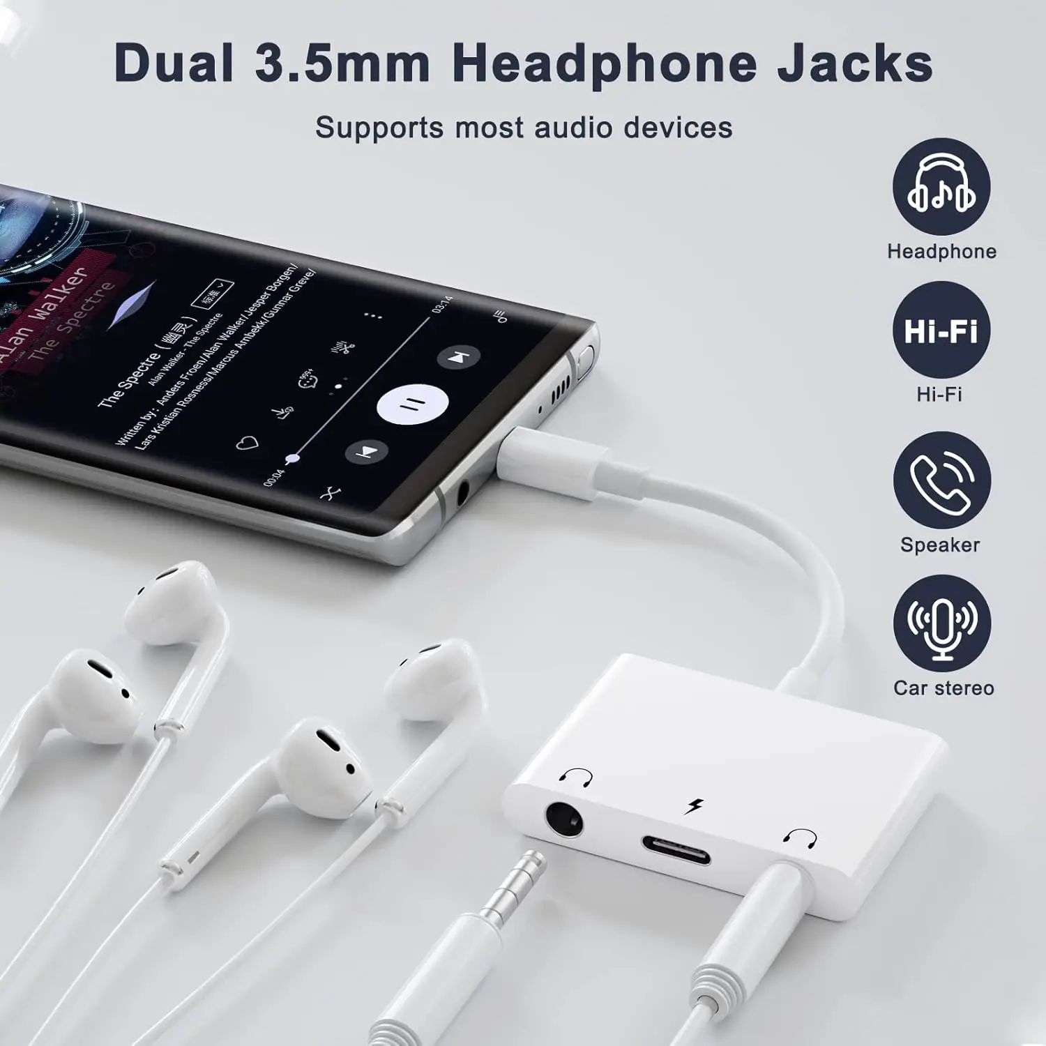 UWECAN USB-C to 3.5mm Audio Adapter - Image 5