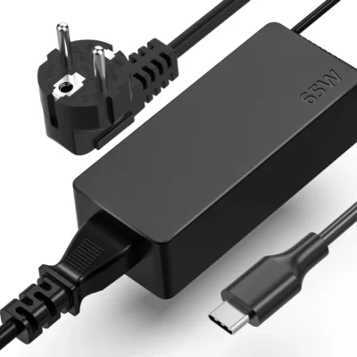USB-C 65W Sülearvuti Laadija- Must