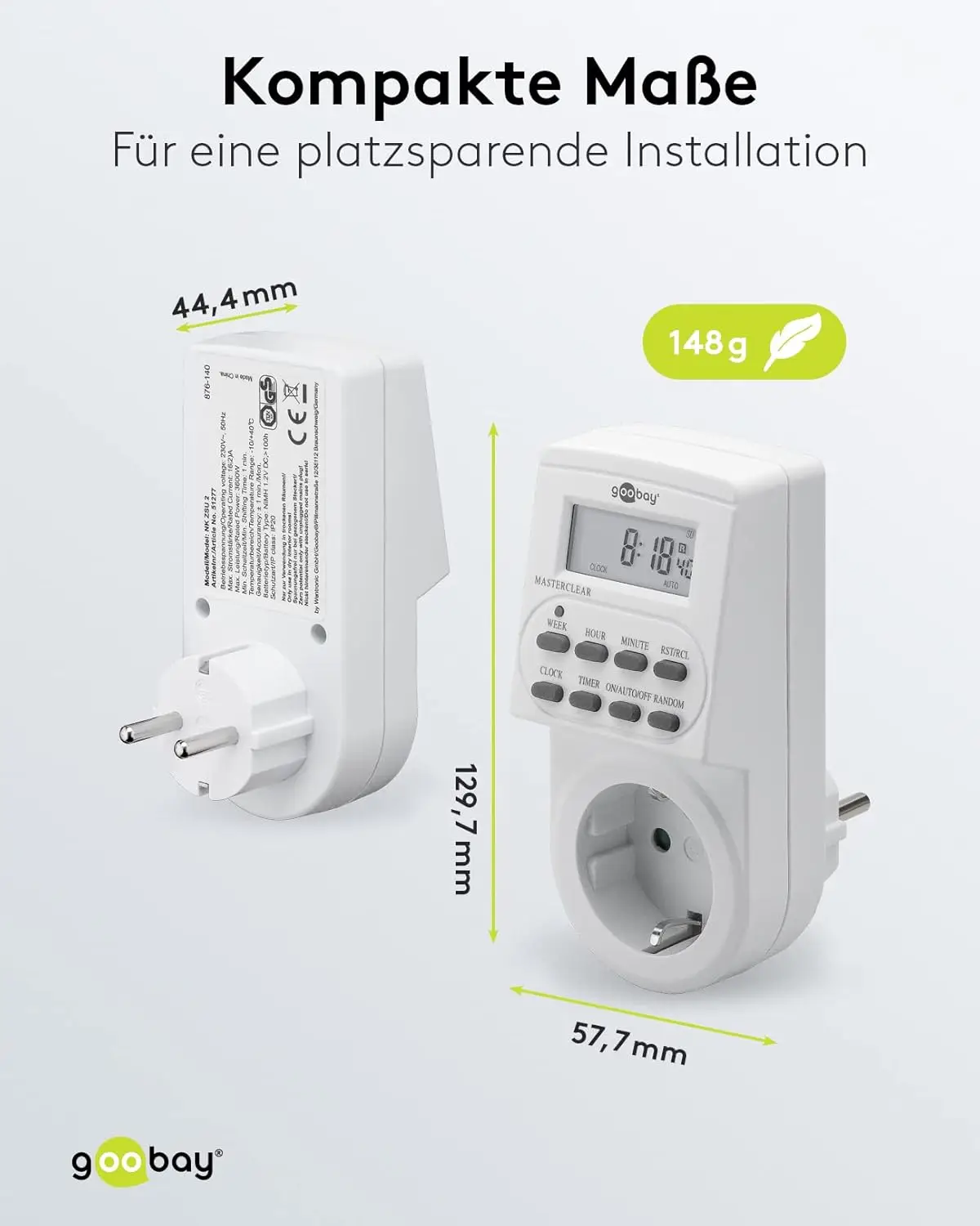 Goobay Digitaalne Pistiku Taimer - Image 3