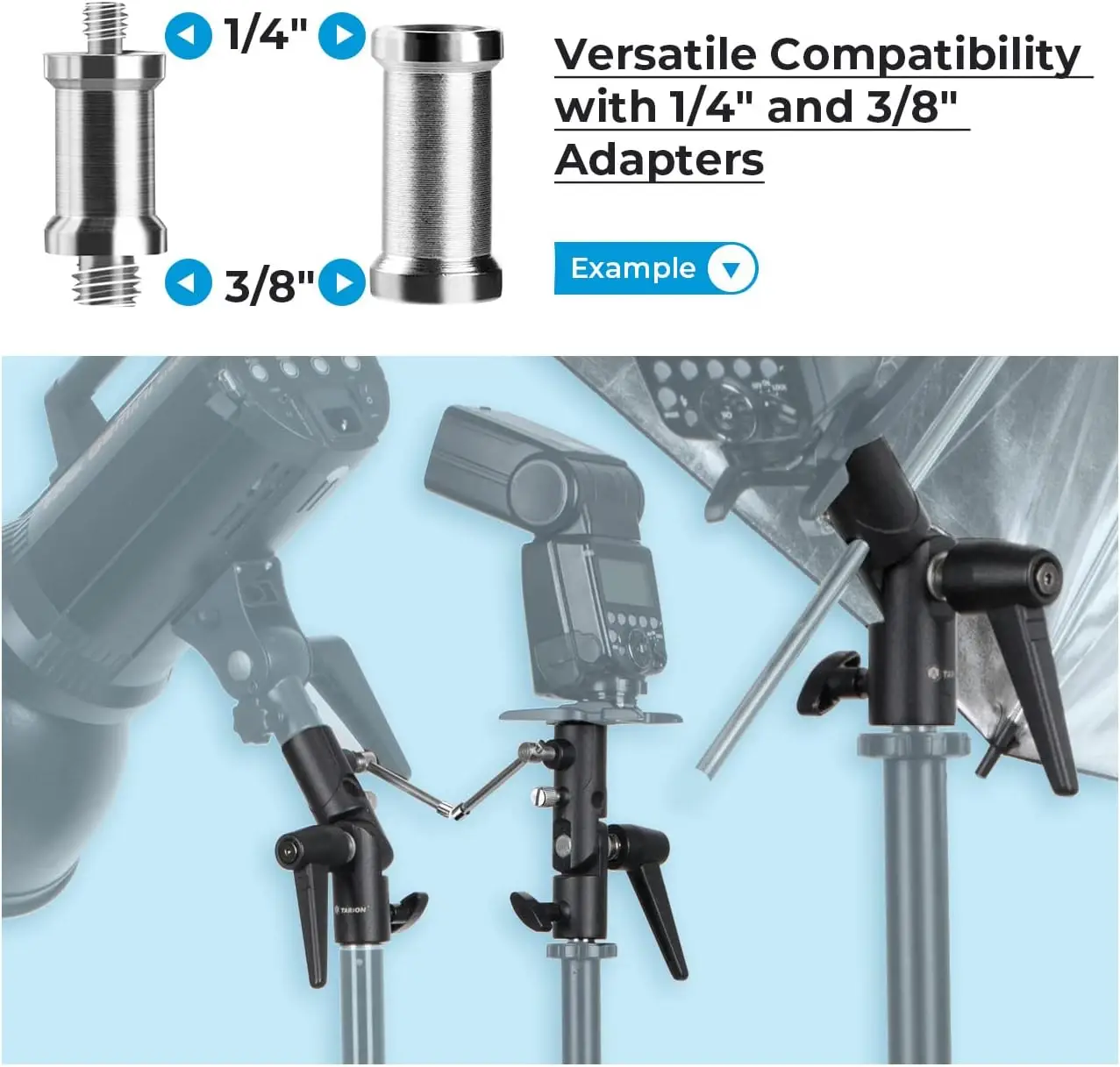 TARION H-tüüpi välguadapter (Speedlite Mount) - Pilt 3