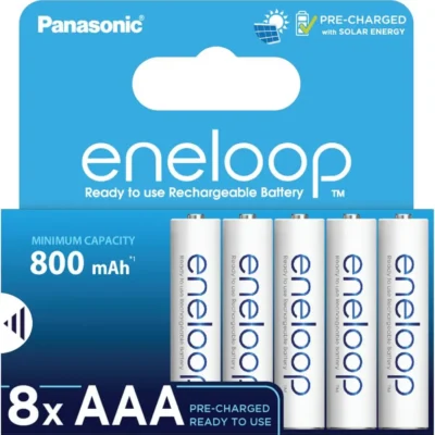 Eneloop AAA-tüüpi Ni-MH Laetavad Akud (8tk)