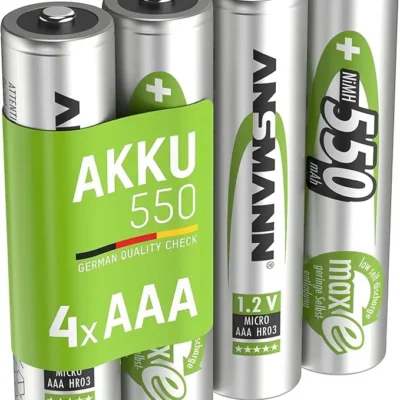 ANSMANN AAA-tüüpi NiMH Laetavad Akud (4tk)