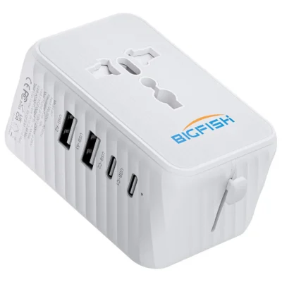BigFish Universaalne Reisiadapter – Valge