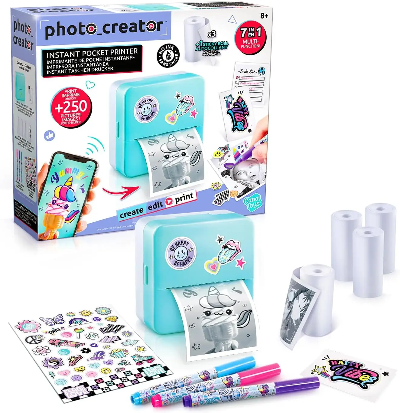 Canal Toys Photo Creator CLK 017 Termoprinter - Sinine