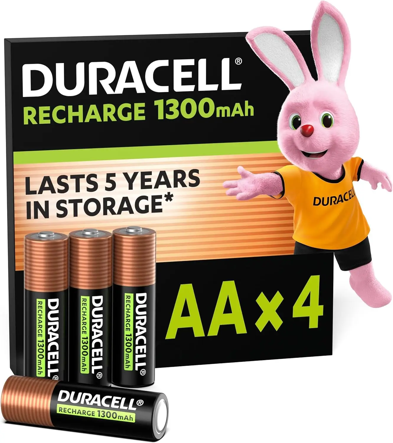 Duracell AA 1300 mAh Laetavad Akud (4tk)