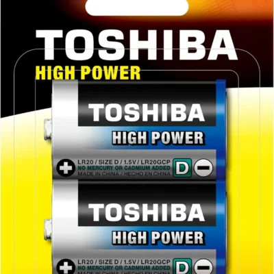 Toshiba High Power D (LR20) Patareid (2tk)