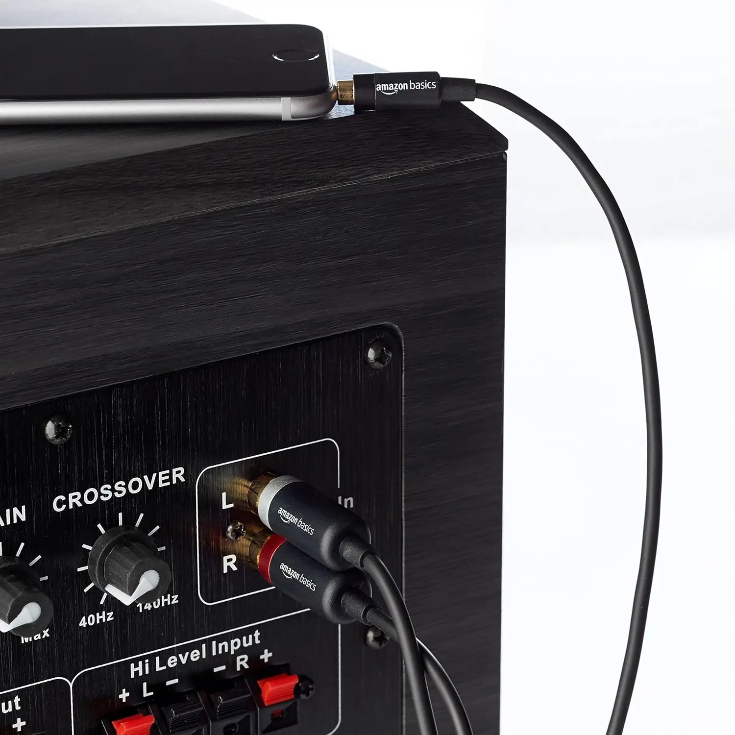AmazonBasics PBH-19821 RCA->3,5mm aux audiokaabel (1,22 m) - Image 4