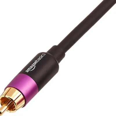 Amazon Basics RCA-audiokaabel (15m, must)