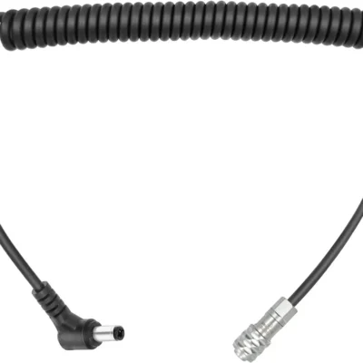 LSYRIA BMPCC 4K/6K/Pro -> DC (5,5×2,5mm) spiraalkaabel