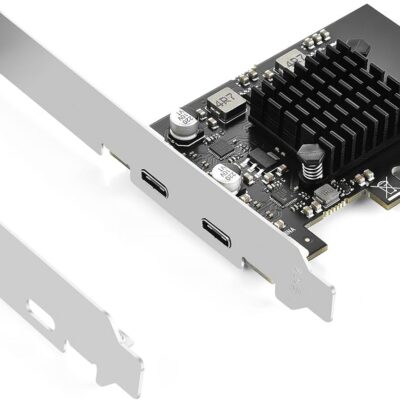 ELUTENG 2-pordiline USB-C PCIe laienduskaart