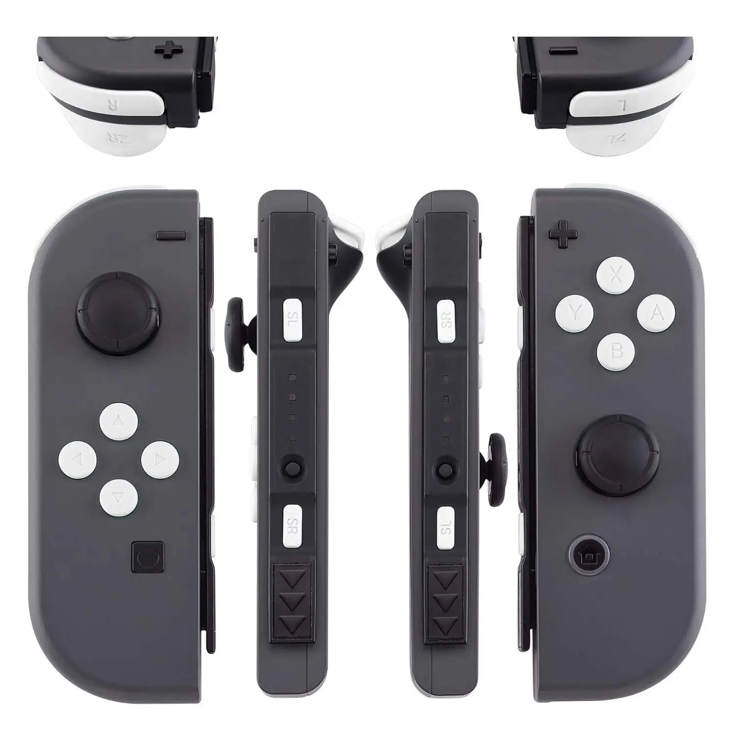 eXtremeRate asendusnupud Nintendo Switch Joy-Con pultidele - Valge - Pilt 4