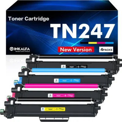 Inkalfa Analoogne TN247 Tooner Brother’i Printeritele (3-pakk) (ilma tsüaanita)
