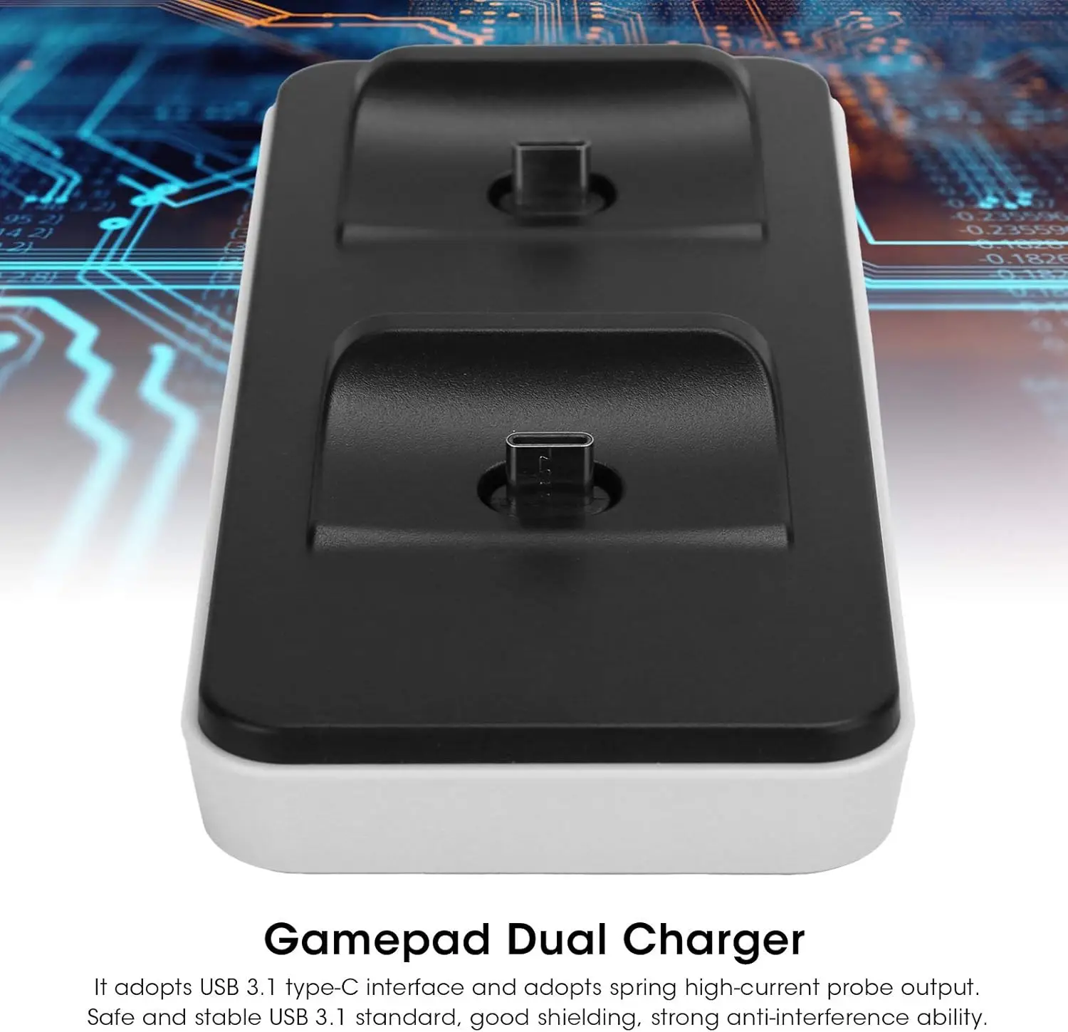 Dobe Charging Dock DualSense 5 jaoks- Must - Pilt 2