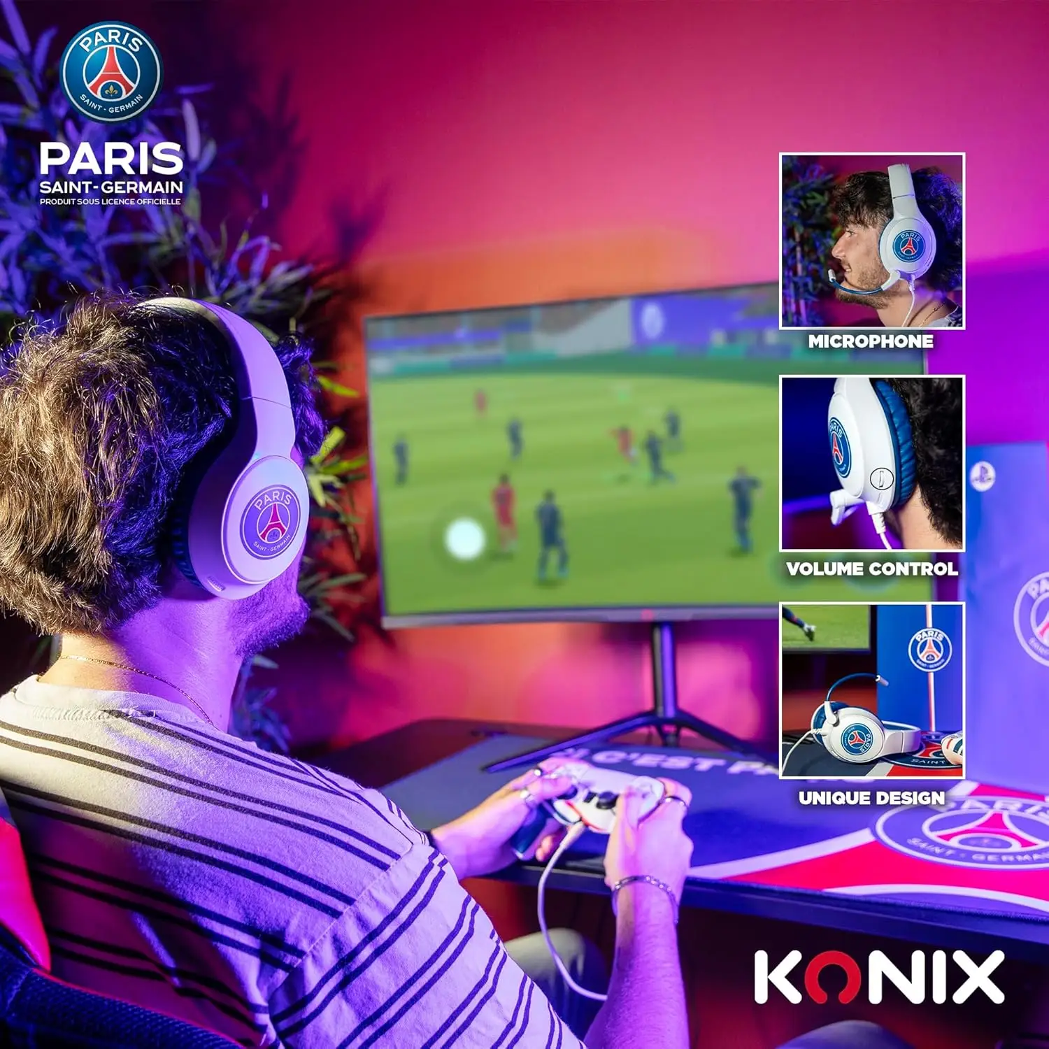 Konix PSG juhtmega mänguklapid - Pilt 4