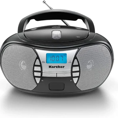 Karcher RR 5025-B kaasaskantav CD-raadio – Must