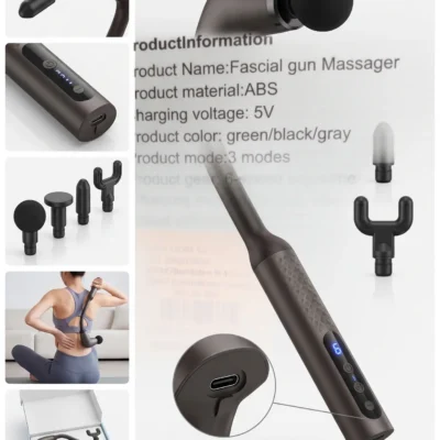 Aura Massaažipüstol ZS-338- Must