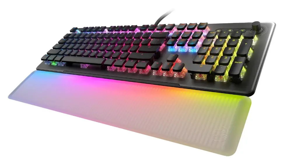 Roccat Vulcan II Max, Mehaaniline klaviatuur. Must